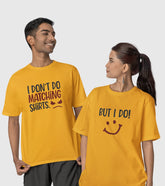 Matching Shirts Unisex Half Sleeve T-Shirts (Pack of 2)